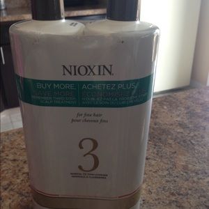Nioxin 3 shampoo(33.8oz) and conditioner (33.8oz)